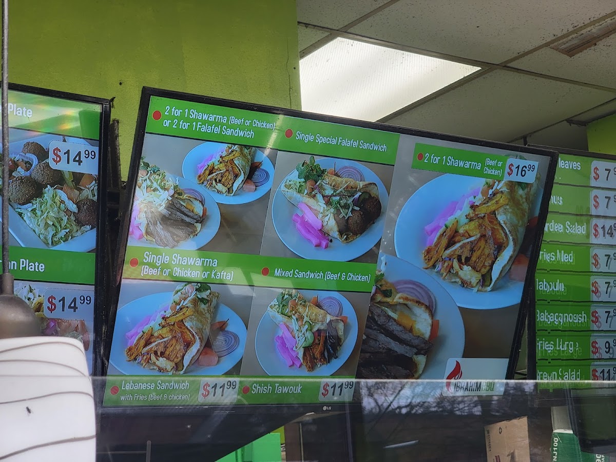 Ibrahim Halal B.B.Q. Shawarma Menu - Image 5